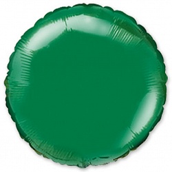 Круг, зелёный (без рисунка) 46 см.